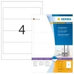 HERMA Ordneretiketten 192 x 59 mm, 400 Etiketten, wei&szlig;, blickdicht, permanent