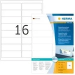 HERMA Abl&ouml;sbare Etiketten 99,1 x 33,8 mm, 1.600 Etiketten, wei&szlig;, matt, haftend