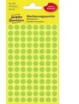 Avery Zweckform Markierungspunkt 3179 8mm leuchtgr&uuml;n 416 St./Pack.