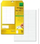 Sigel LA210 Wiederabl&ouml;sbare Etiketten, 63,5 x 29,6 mm, wei&szlig;, 675 Etiketten
