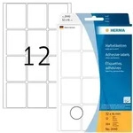 HERMA Vielzwecketiketten 32 x 41 mm, 384 Etiketten, wei&szlig;, permanent haftend, f&uuml;r