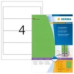 HERMA Ordneretiketten 192 x 61 mm, 400 Etiketten, gr&uuml;n, permanent haftend, f&uuml;r