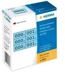 HERMA Nummern-Etiketten 0-999, 10 x 22 mm, schwarz, dreifach