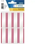 HERMA Namenstikett 1902 54x19mm Acetatseide Rand rot 16 St./Pack.