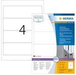 Herma Ordnerr&uuml;ckenschilder abl&ouml;sbar 192 x 61 mm weiss 100 Bl 400 Etik. LaserInkCopy