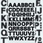 Avery Zweckform&reg; 3780 Buchstaben-Etiketten - A-Z, 9,5 mm, schwarz, selbstklebend,