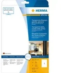 Herma 8020 8020 Etiketten transparent glasklar A4 210x297 mm transparent klar Folie