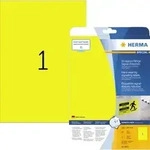 HERMA Folienetikett 8033 210x297mm gelb 25 St./Pack.