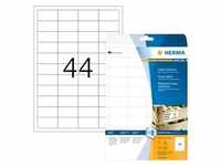 HERMA Power-Etiketten 48,3 x 25,4 mm, weiß, extrem stark haftend, aus Papier
