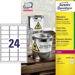 Avery Zweckform Etikett L4773-100 63,5x33,9mm wetterfest 2.400St.