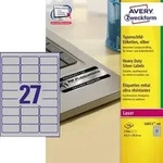 Avery Zweckform Etikett 63,5x29,6mm Typenschild 2.700 St./Pack.
