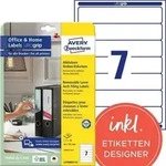 AVERY Zweckform ultragrip Ordneretiketten Haftend Schmal L4760REV-10 DIN A4 38 x 192