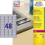 Avery Zweckform Typenschild-Etiketten 45,7x21,2mm elektronische Komponenten VE=100