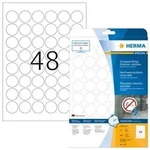 HERMA Folien-Etiketten &Oslash; 30 mm, 960 Etiketten, rund, wei&szlig;, matt, wetterfest, extrem