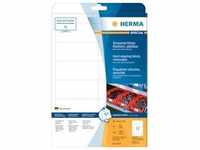 HERMA Folien-Etiketten 97,0 x 42,3 mm, 240 Etiketten, weiß, matt, wetterfest, extrem