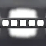 Gira Abdeckrahmen 5f. anth 021508