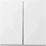 Gira System 55 zweiteilige Wippe, Schalter/Taster, reinwei&szlig;, gl&auml;nzend, 029503