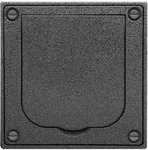 Busch-Jaeger Geh&auml;use Oberteil, f&uuml;r Datenanschlussgeh&auml;use, aluminium, gl&auml;nzend,