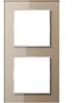 Jung Glasrahmen 2fach champ AC 582 GL CH AC582GLCH