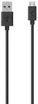 Belkin USB A - Micro-USB, 2m USB Kabel USB 2.0 Micro-USB B Schwarz