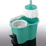 CLEANmaxx Power-Wischmopp - Zwei-Kammer-Filtersystem - t&uuml;rkis
