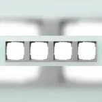 Gira Abdeckrahmen 4f.opak mint 021451