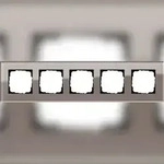Gira Abdeckrahmen 5fach Esprit 0215122