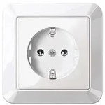 Merten SCHUKO-Steckdose pws/gl MEG2401-1019