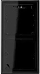 Jung AP-Kappe 2-fach sw LS 582 A SW LS582ASW
