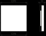Jung Blind-Abdeckung anth AL 2994 B AN AL2994BAN