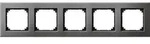 Merten Metallrahmen 5f.rho/gr 475514