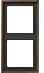 Jung Rahmen 2fach Mess/antik ME 2982 AT ME2982AT