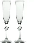 St&ouml;lzle Lausitz L'AMOUR Champagnerkelch wei&szlig; 2er Set