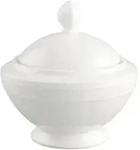 Villeroy & Boch White Pearl Zuckerdose / Marmeladendose 350ml