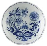 Kaffee-Untertasse 14 cm ohne Spiegel - HUTSCHENREUTHER BLAU ZWIEBELMUSTER - Dekor