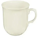 Esmeyer 6 x Seltmann Becher mit Henkel 0,25 l, Form: Marieluise, Glasur: elfenbein,