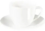 ASA Selection &agrave; table Cappuccino Tasse mit Untertasse Warmes Wei&szlig; 250ml