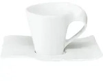 Villeroy & Boch Wave Espressotasse mit Untertasse 80 ml