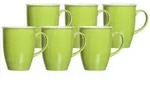 Ritzenhoff & Breker DOPPIO Kaffeebecher 320 ml Gr&uuml;n 6er Set