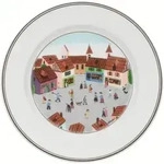 Villeroy & Boch Design Naif Fr&uuml;hst&uuml;cksteller / Kuchenteller Dorf 21cm