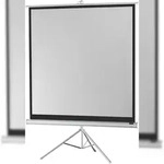 celexon Stativleinwand Economy 184 x 184 cm - White Edition
