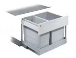 Hailo Abfallsammler 3644801 TR Swing m Raumspar-Tandem-S-plus 18 + 12 Liter