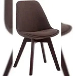 CLP Esszimmerstuhl Borneo Stoff Stoff HBT: 84x48x55 cm braun walnuss