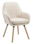 CLP Stuhl Florian Stoff Natura creme