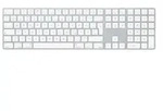 Magic Keyboard mit Ziffernblock - Tastatur - QWERTZ - silber, wei&szlig;
