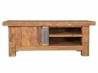 SIT Möbel Lowboard | 1 Tür, 2 offene Fächer | recyceltes Teak natur | B 130...