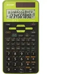 Sharp Schulrechner EL-531TG-GR Solar schwarz/gr&uuml;n