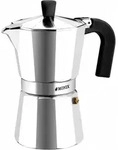 Monix M620003 Manuelle Kaffeemaschine Moka Kanne Aluminium