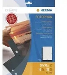 HERMA Fotosichth&uuml;llen 20 x 30 cm, hoch, schwarz, Packung &agrave; 10 H&uuml;llen