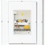 walther + design Rahmenlose Bildh. 18x24 cm Klarglas